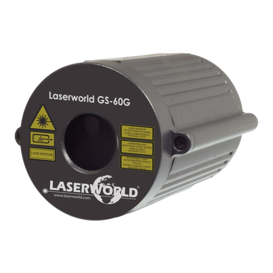 Laserworld GS-60G Bedienungsanleitung