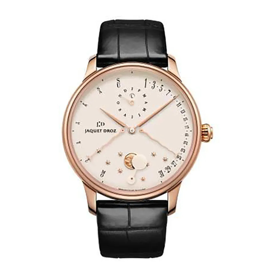 Jaquet Droz PERPETUAL CALENDAR ECLIPSE Bedienungsanleitung
