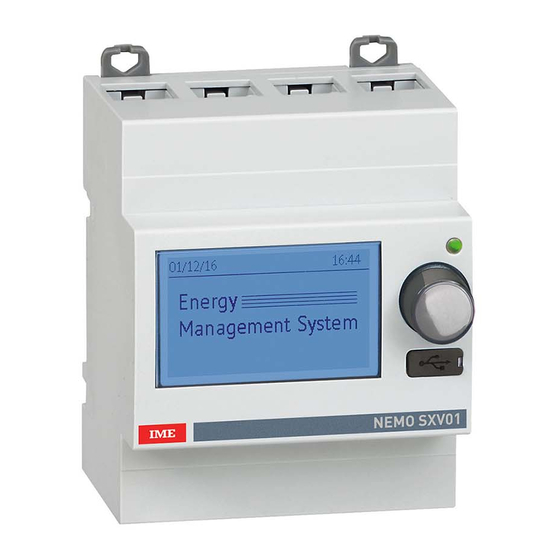 LEGRAND IME SXV01 Kurzanleitung