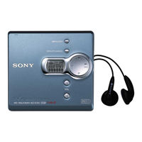 Sony Walkman MZ-E310 Bedienungsanleitung