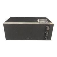 Sony ICF-M1000 Bedienungsanleitung