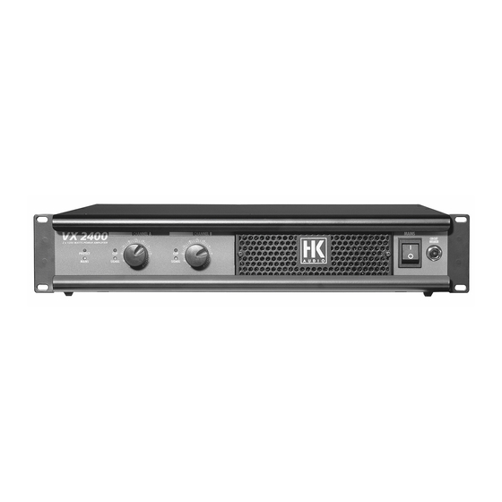 HK Audio VX Series Handbuch