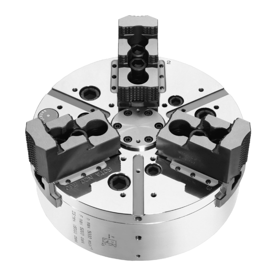 SCHUNK ROTA NCO 165 Montage- Und Betriebsanleitung