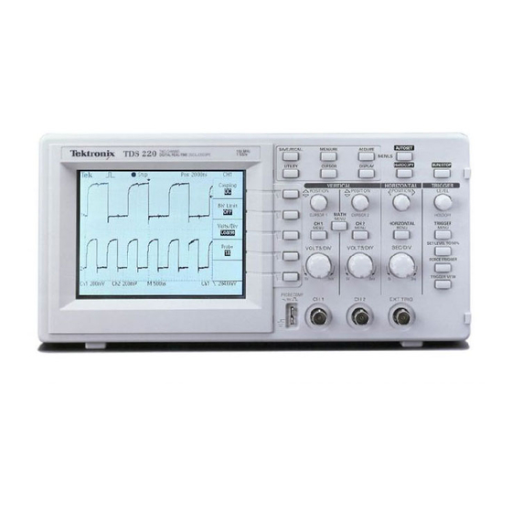 Tektronix TDS 210 Benutzerhandbuch