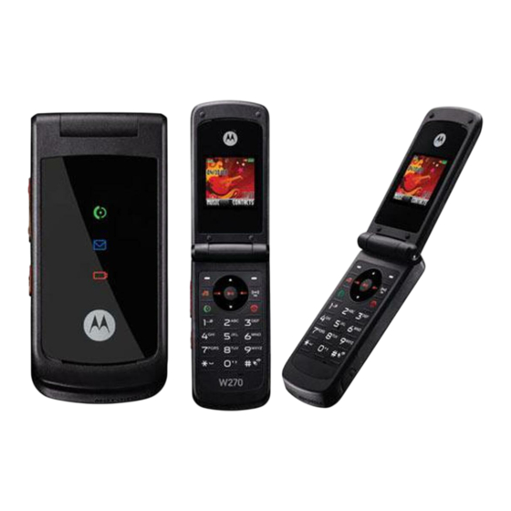 Motorola W270 Kurzeinführung