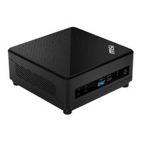 MSI Cubi NUC 13MQG Serviceanleitung