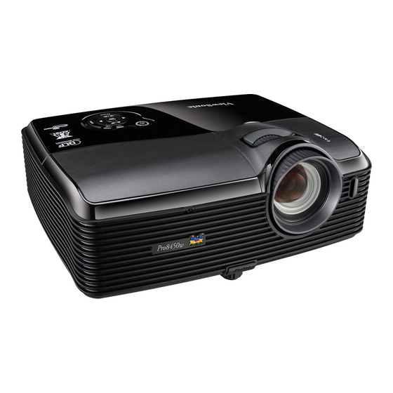 ViewSonic Pro8450w Bedienungsanleitung