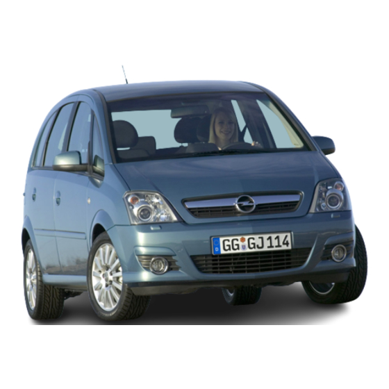 Opel Meriva 2008 Handbücher