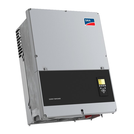 SMA SUNNY TRIPOWER 60 Installationsanleitung