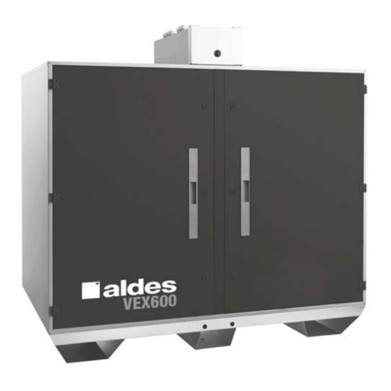 aldes VEX600 Installationsanleitung