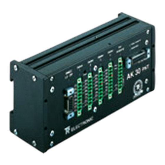 TR-Electronic AK-30 Betriebsanleitung