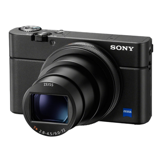 Sony DSC-RX100M7 Hilfe