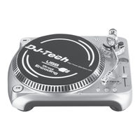 DJ-Tech Vinyl USB 10 Bedienungsanleitung