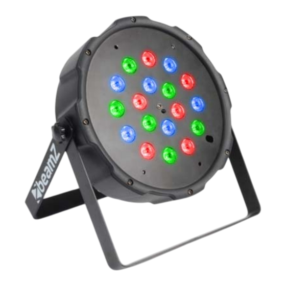 Beamz Flatpar118B 18x1W RGB Bedienungsanleitung