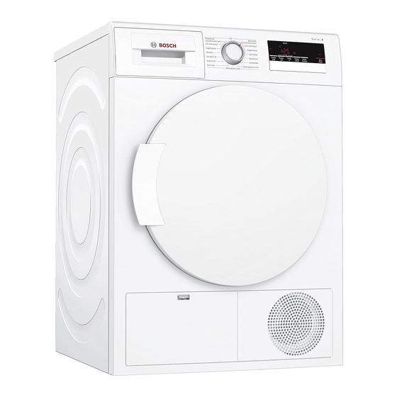 Bosch WTH832KA Gebrauchs- Und Aufstellanleitung
