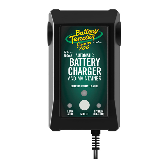 Deltran Battery Tender 800 Selectable Junior Bedienungsanleitung