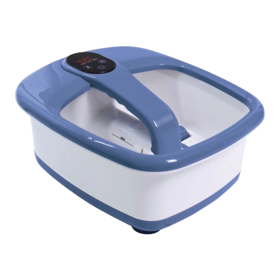 HoMedics LUXURY FOOT SPA Bedienungsanleitung