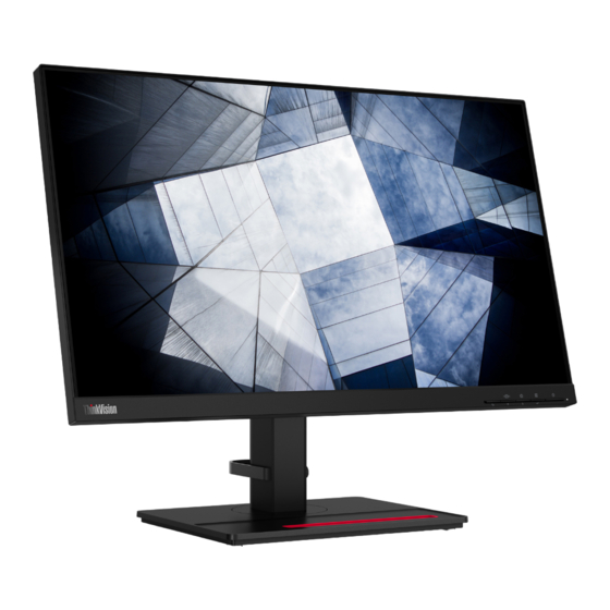 Lenovo ThinkVision P24h-20 Bedienungsanleitung