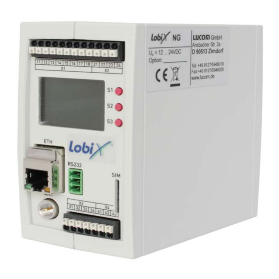 Lucom LobiX NG Installationsanleitung
