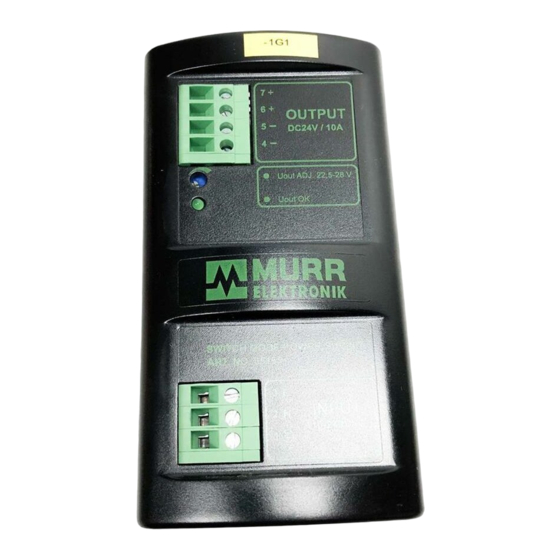 Murr elektronik MCS-B 10-110-240/24 Bedienungsanleitung