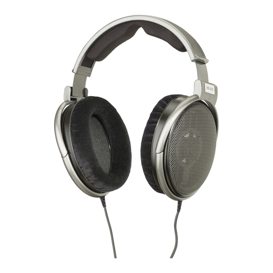 Sennheiser HD 650 Bedienungsanleitung