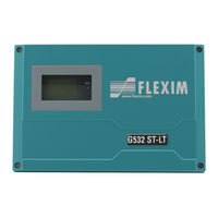 Flexim FLUXUS G532ST-LT Betriebsanleitung