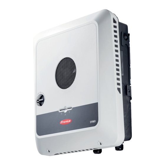 Fronius Symo GEN24 3.0-10.0 kW Schnellstartanleitung