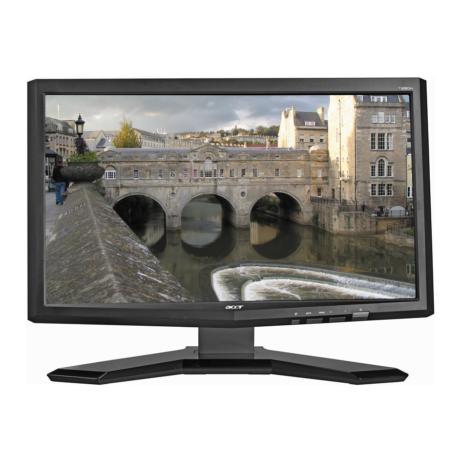 Acer T230H Installationsanleitung