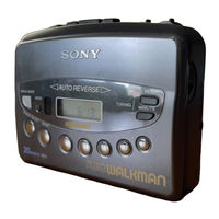 Sony WALKMAN WM-FX455 Bedienungsanleitung