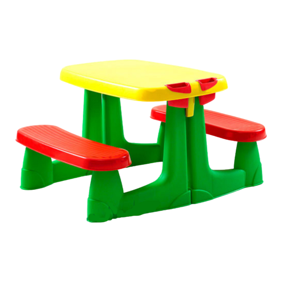 K&D Amigo Picnic Table Montageanleitung