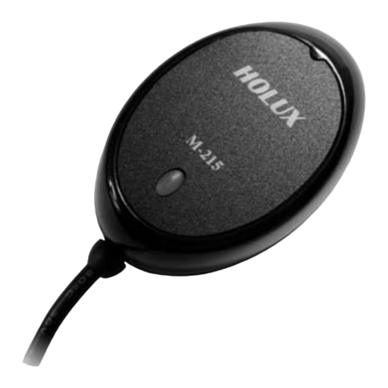 Holux M-215 Benutzerhandbuch