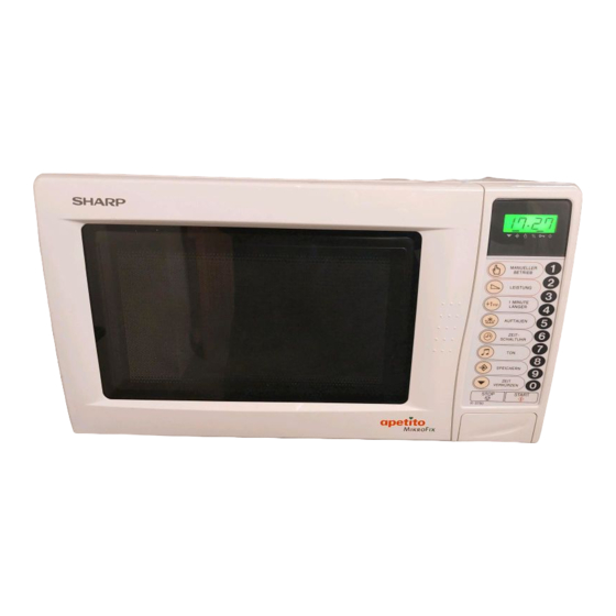 Sharp R-3730 Bedienungsanleitung