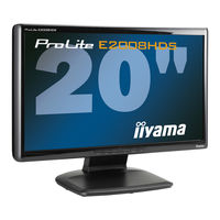 iiyama ProLite E2008HDS-1 Bedienungsanleitung