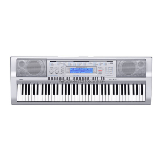 Casio WK-210 Bedienungsanleitung