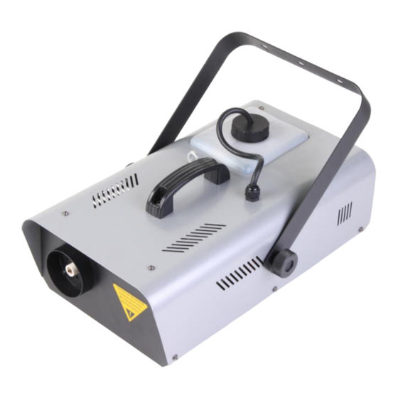walimex Nebelmaschine 1500W Gebrauchsanleitung