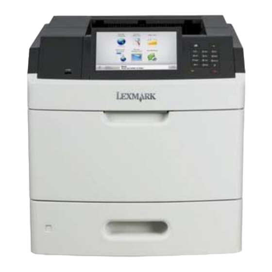 Lexmark MS810de Benutzerhandbuch