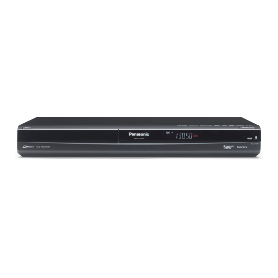 Panasonic DMR-EH595 Handbücher