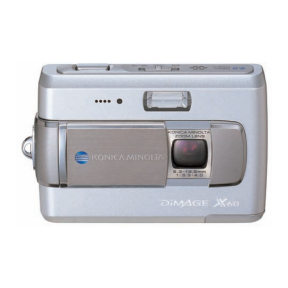 Konica Minolta Dimage X60 Handbücher