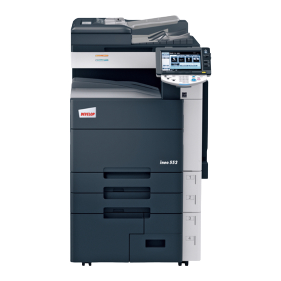 Develop ineo+ 452 Erweiterte Funktionen