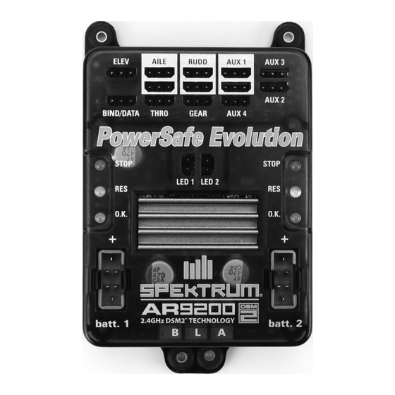 Spektrum AR9200 Power Safe Bedienungsanleitung