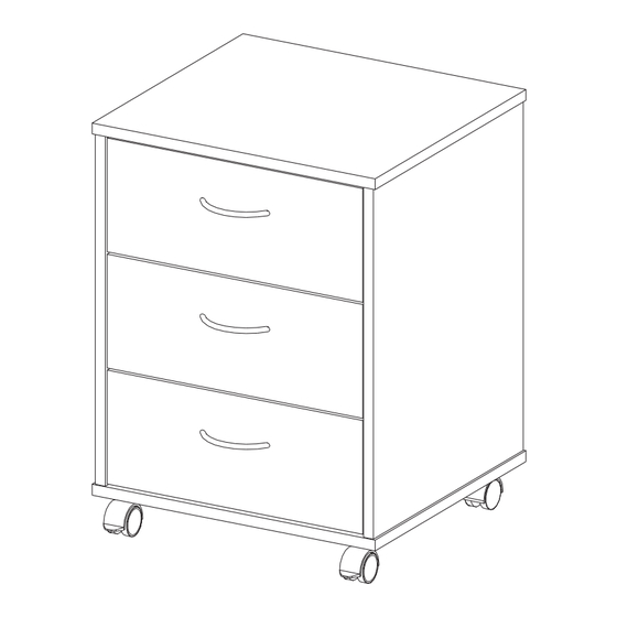 FMD Möbel ROLLCONTAINER Montageanleitung