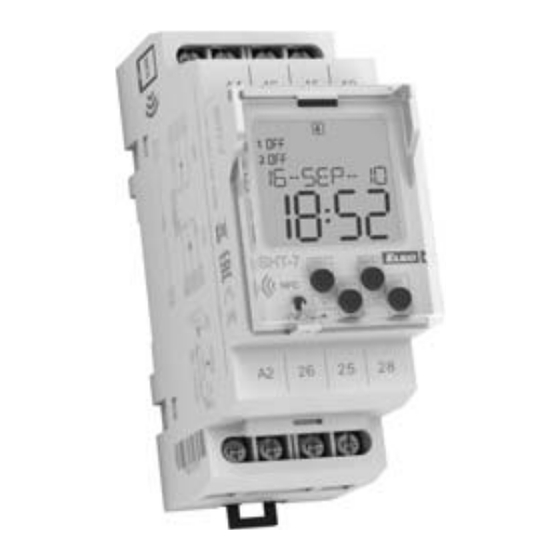 Elko EP SHT-7 Handbuch