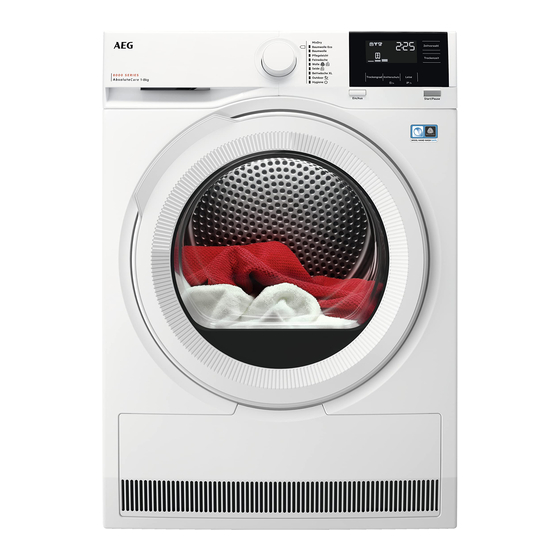 AEG TR8T60680 Benutzerinformation