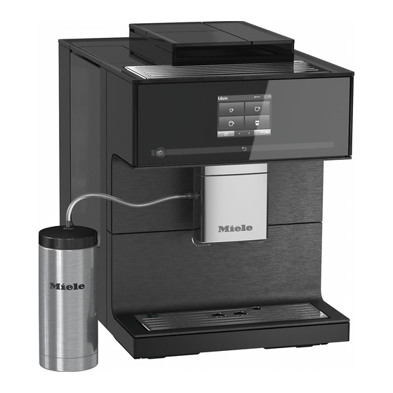 Miele CM 7750-CH CoffeeSelect Gebrauchsanweisung