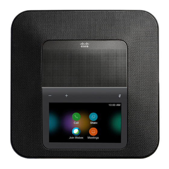 Cisco Webex Room Phone Administratorhandbuch