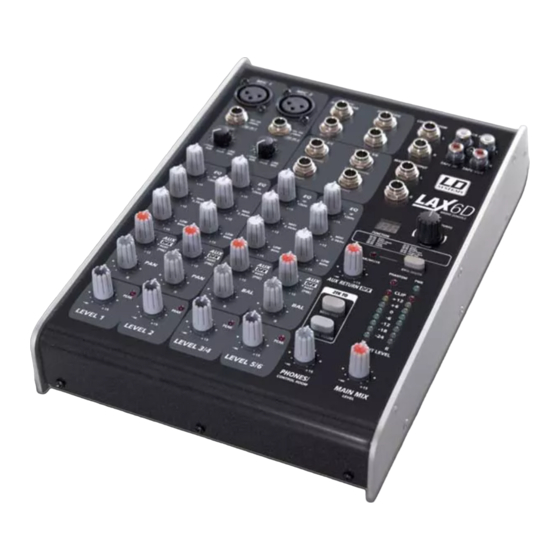 LD Systems LAX6 Bedienungsanleitung