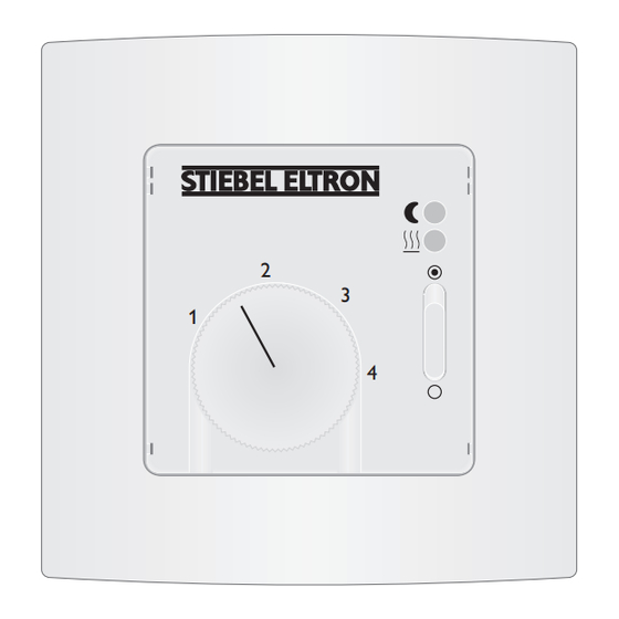 STIEBEL ELTRON rtf Gebrauchsanweisung