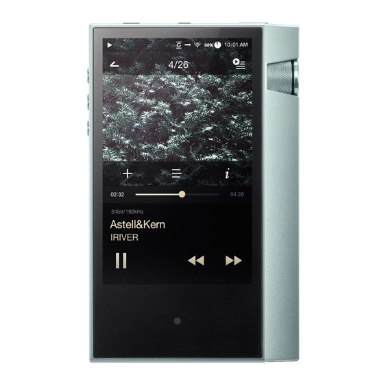 Astell & Kern AK70 Benutzerhandbuch