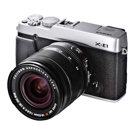 FujiFilm X-E1 Bedienungsanleitung