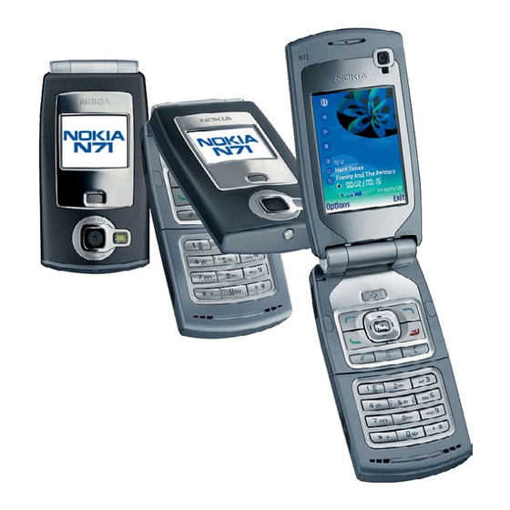 Nokia N71 Bedienungsanleitung